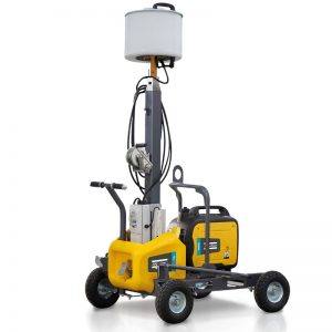 Keltainen ATLAS COPCO HILIGHT V2+ LED-VALOMASTO